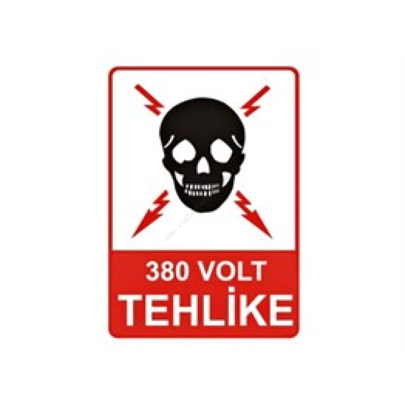 380 Volt Tehlike Levhası