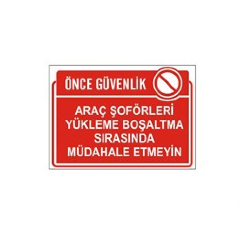 Araç Şoförleri Yükleme Boşaltma Sırasında Müdahale
