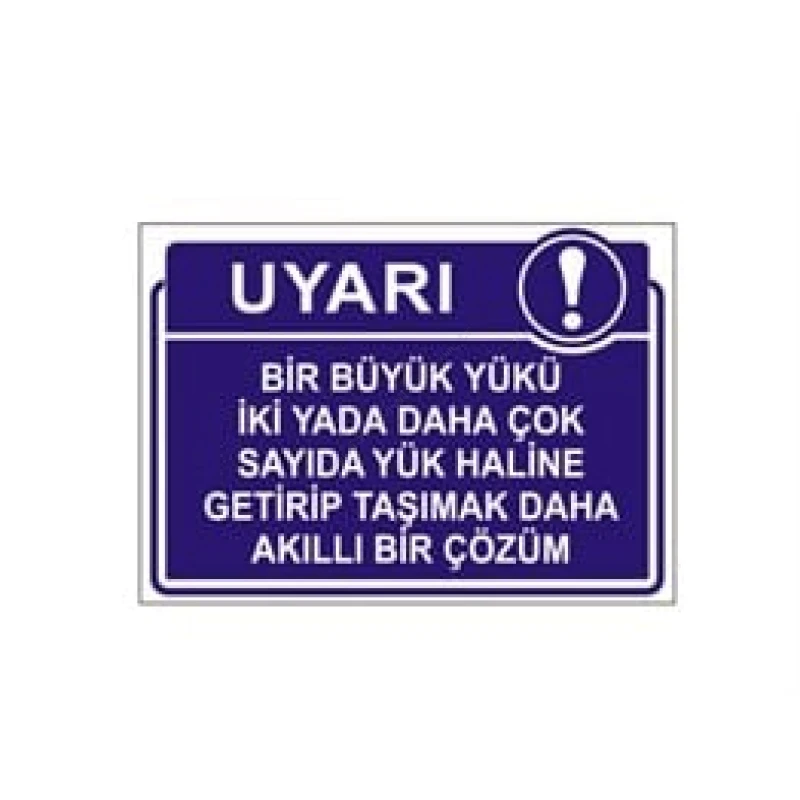 Bir Büyük Yükü İki Yada Daha Çok Sayıda
