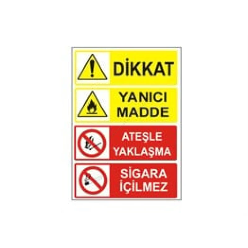 Dikkat Yanıcı Madde Levhası