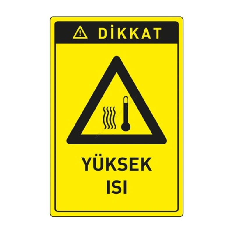 Dikkat Yüksek Isı Levhası