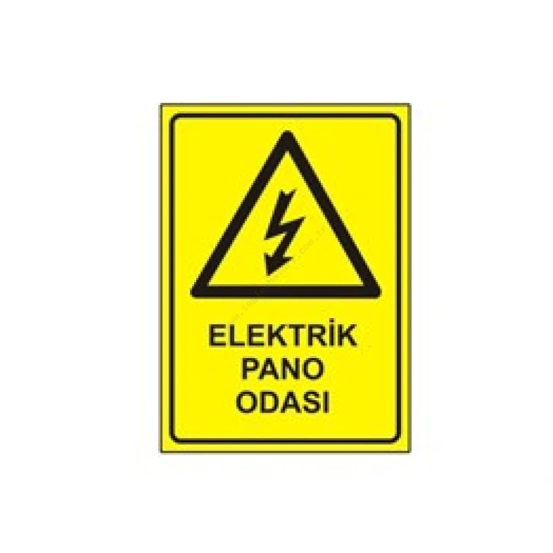 Elektrik Pano Odası Levhası