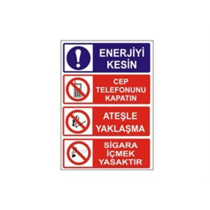 Enerjiyi Kesin Levhası