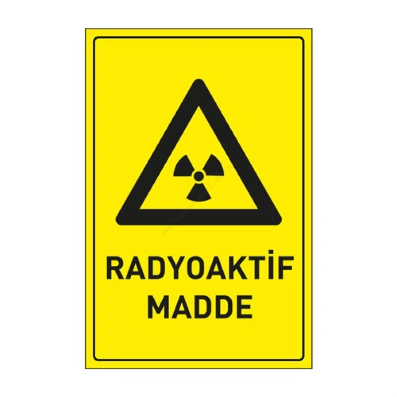 Radyoaktif Madde Levhası