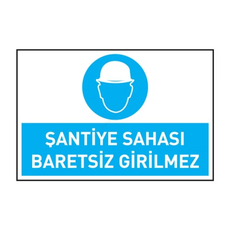 Şantiye Sahası Baretsiz Girilmez