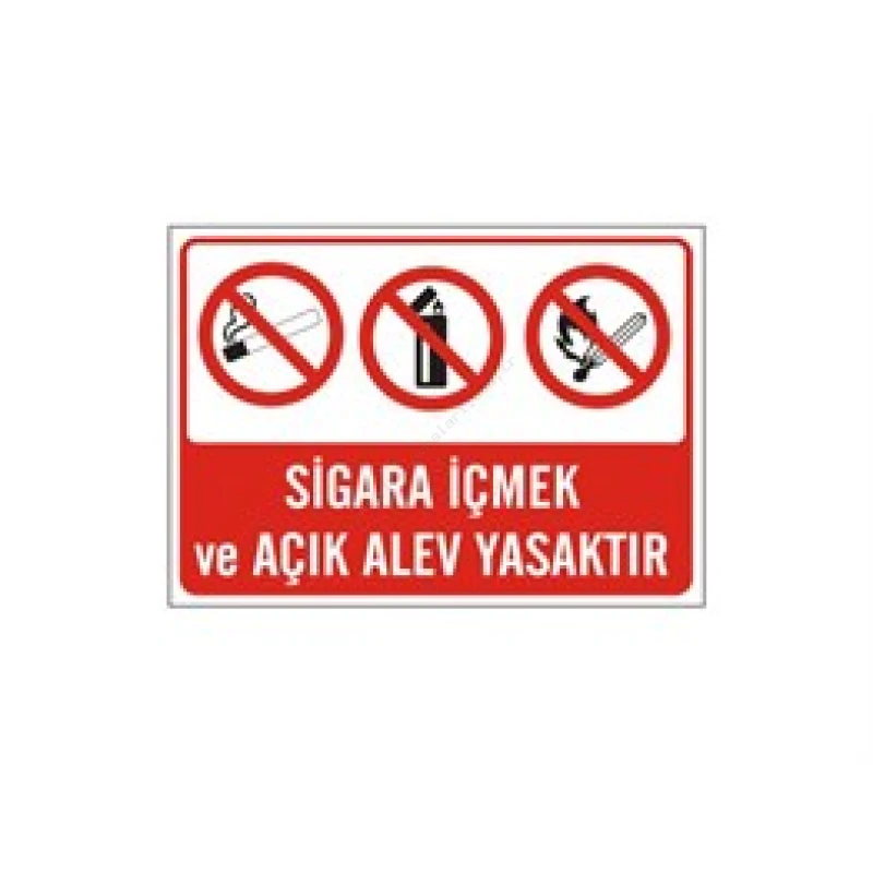 Sigara İçmek ve Açık Alev Yasaktır