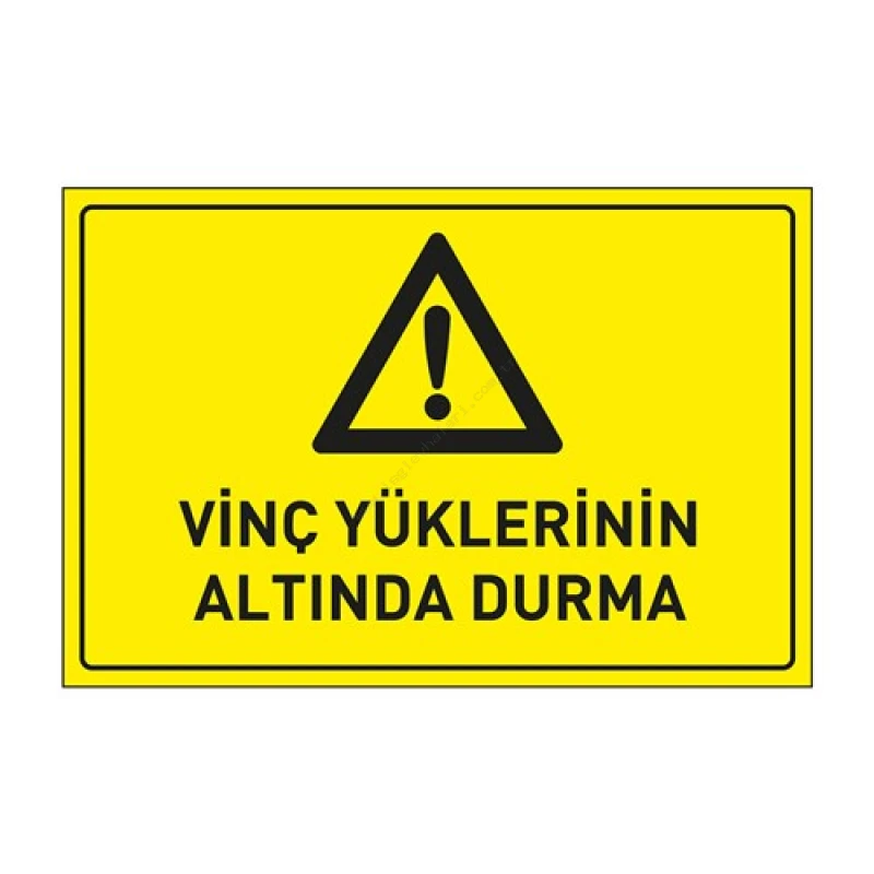 Vinç Yüklerinin Altında Durma