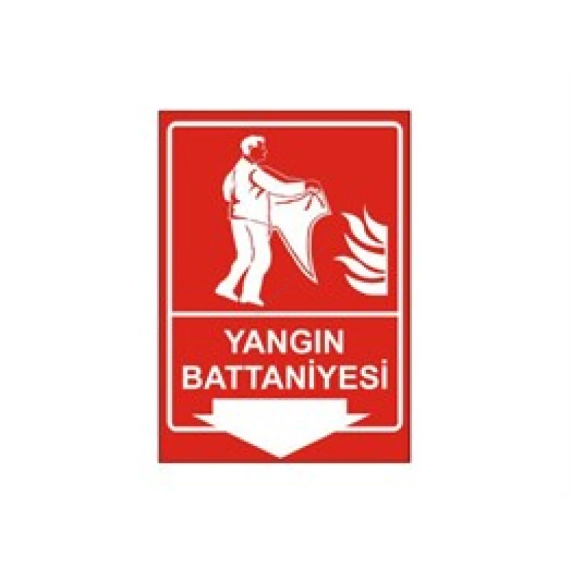 Yangın Battaniyesi Levhası