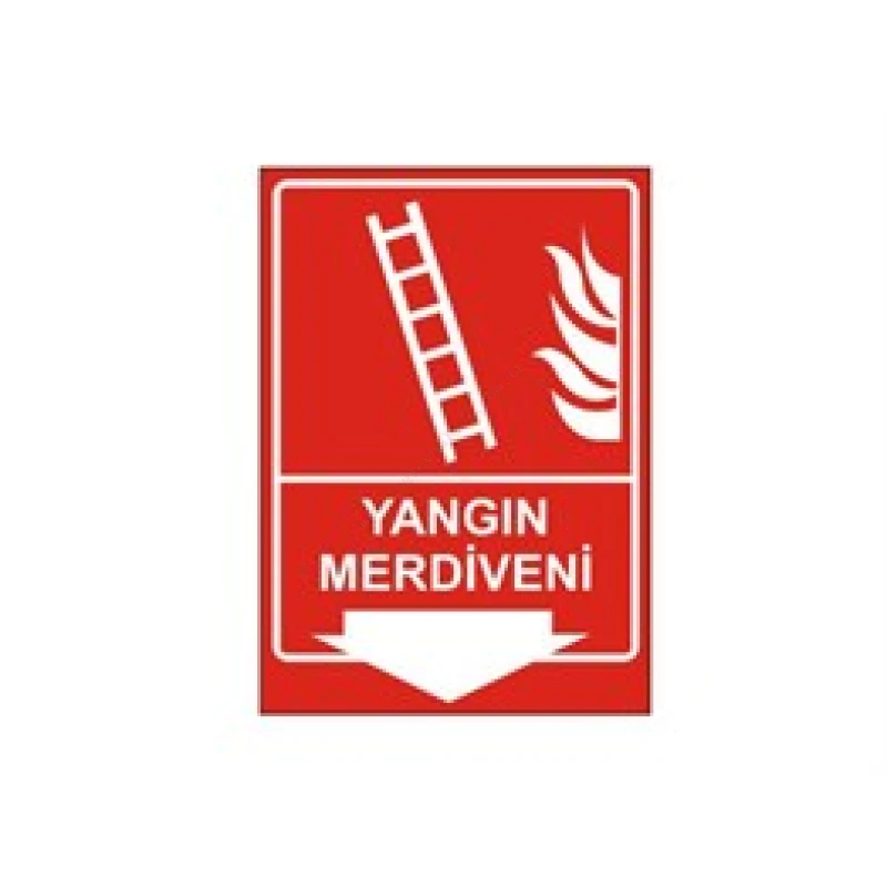 Yangın Merdiveni Levhası