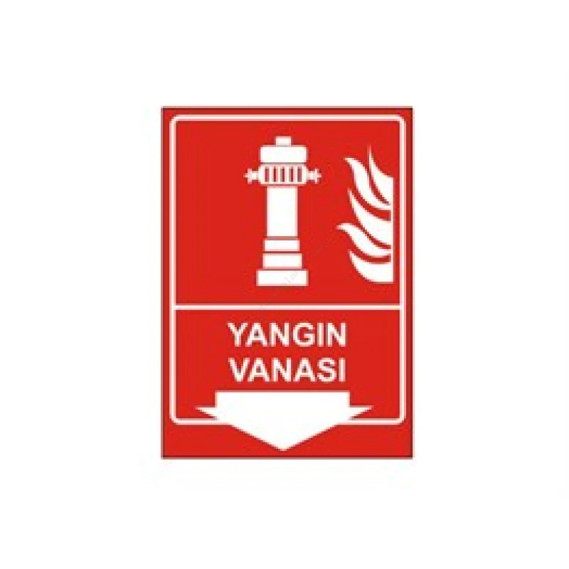 Yangın Vanası Levhası