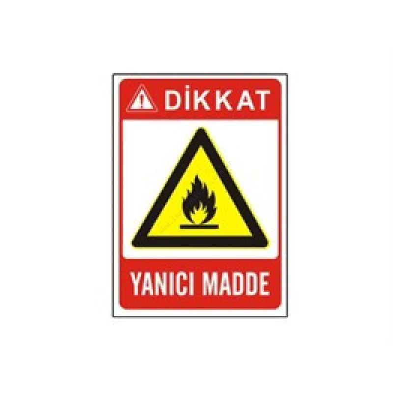 Yanıcı Madde Levhası
