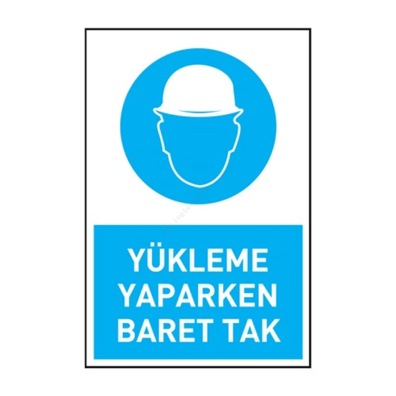 Yükleme Yaparken Baret Tak