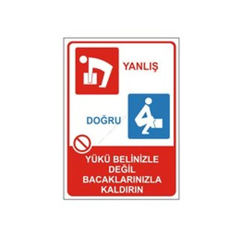 Yükü Belinizle Değil Bacaklarınızla Kaldırın