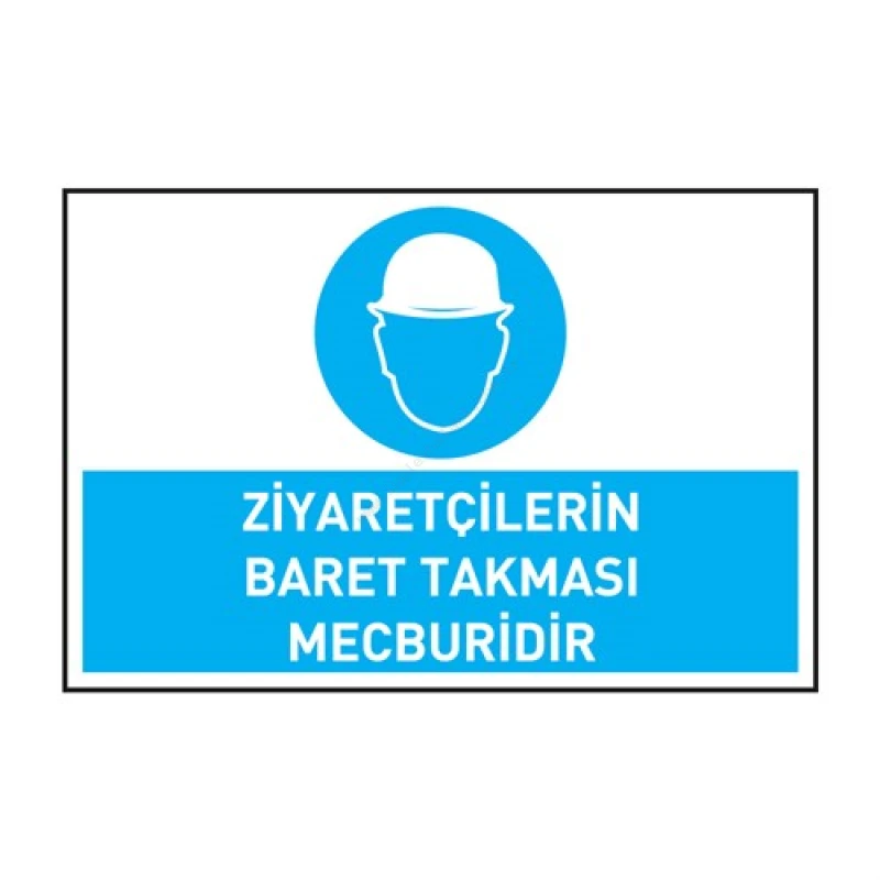 Ziyaretçilerin Baret Takması Mecburidir